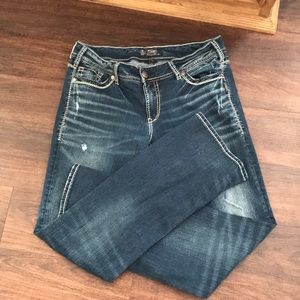 Silver jeans size 33/33 SUKI style